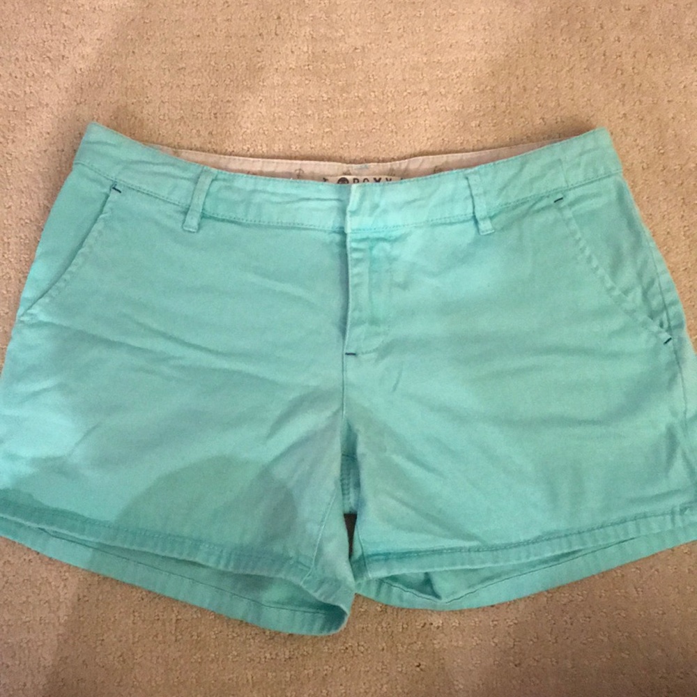 Faded blue/turquoise shorts